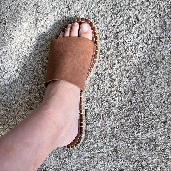 Abercrombie & Fitch Brown Espadrille Sandals - Picture 9 of 11
